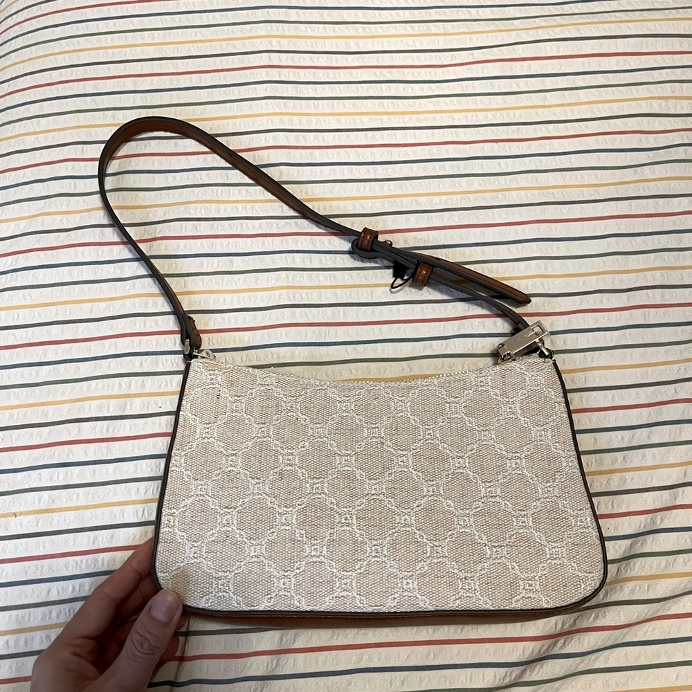 Mango jute and cotton shoulder bag